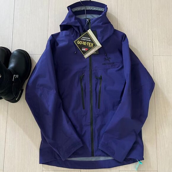 Arc'teryx Beta LT series dark blue hardshell jacket